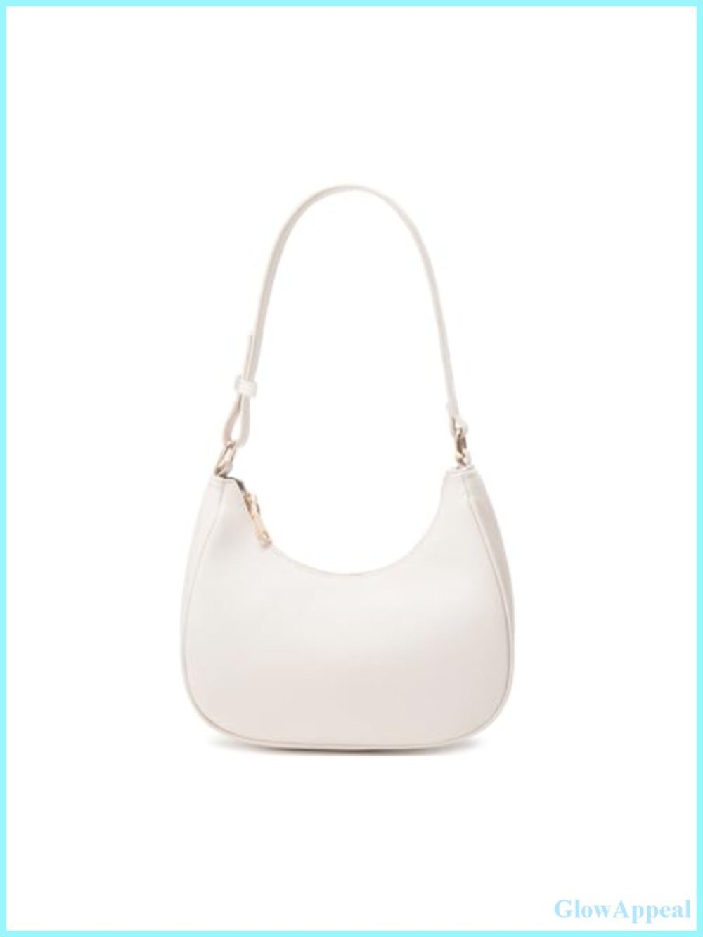 Crescent Hobo Shoulder Bag Women Cute Tote Handbag PU Leather Mini Clutch Purse
